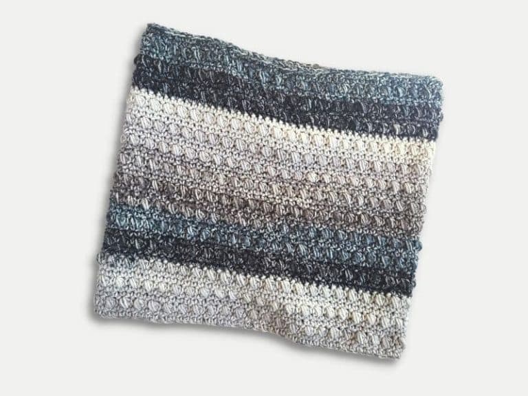 Textured Cowl Scarf Crochet Pattern