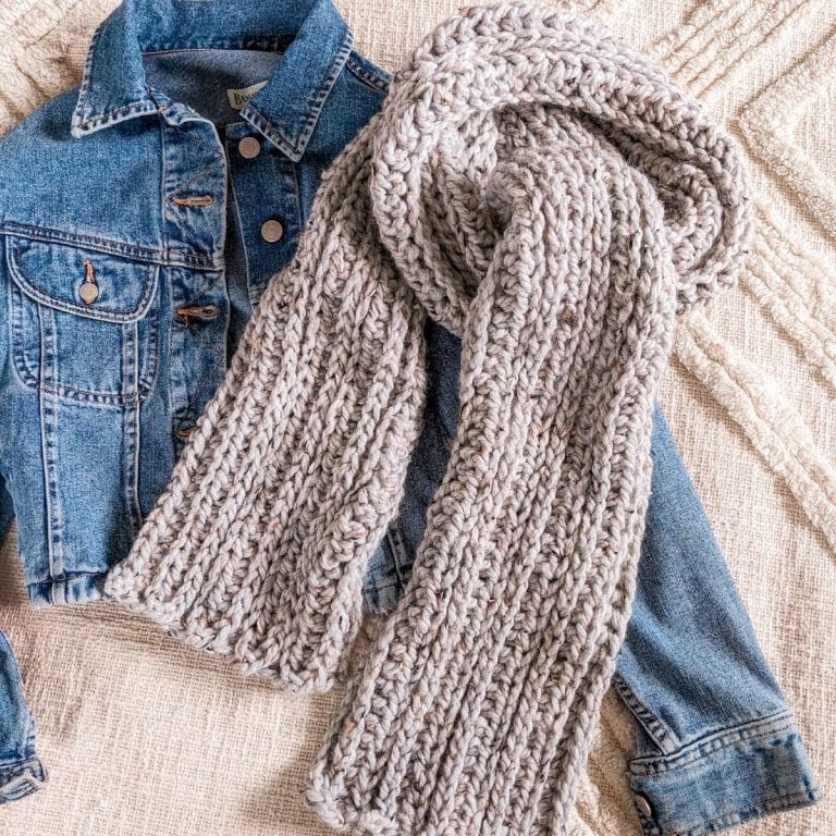 Knit-Like Crochet Scarf