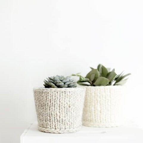 Image for DIY Knit Planter Cover