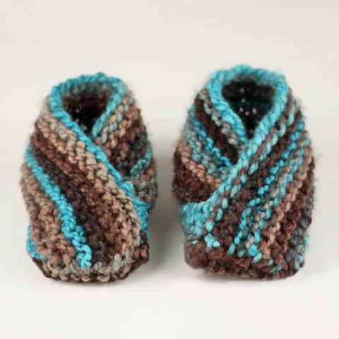 Image for Easiest Toddler Slippers Knitting Pattern
