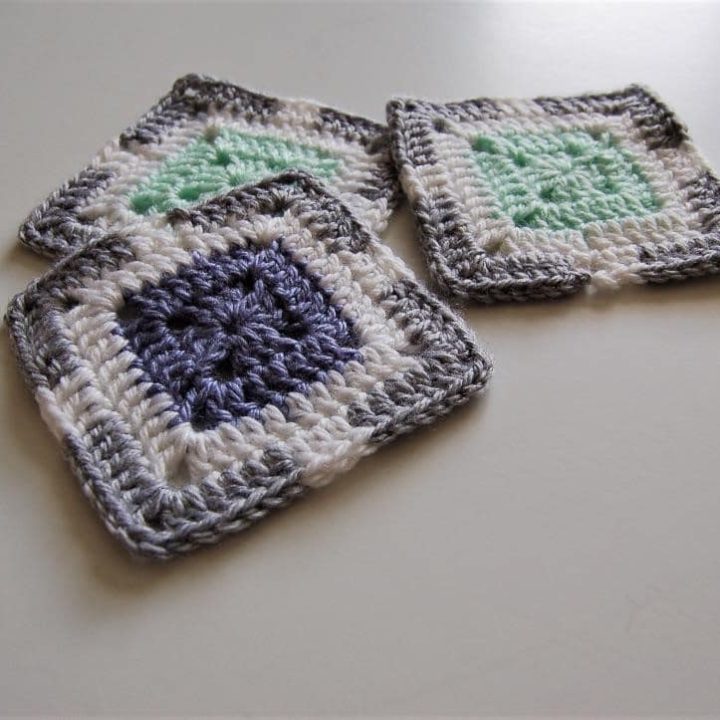 Image for Geometric Squares Crochet Pattern