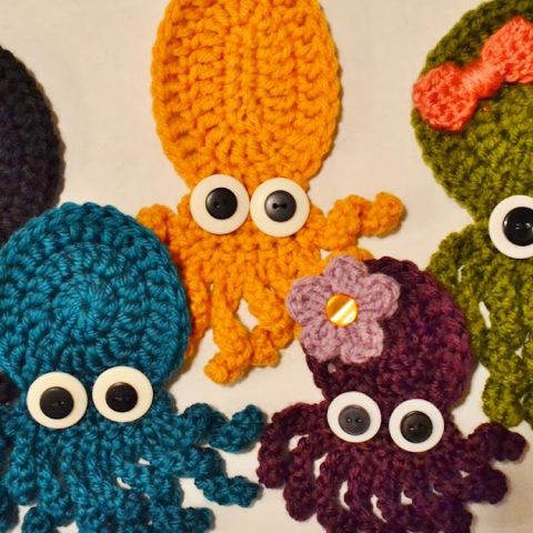 Image for Basic Crochet Octopus Appliqué Pattern
