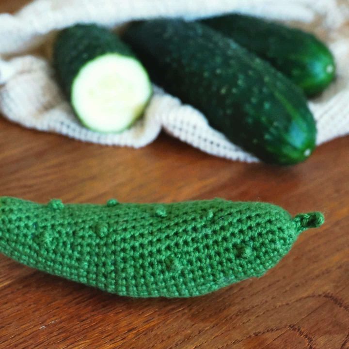 Image for Cucumber – free crochet vegetable pattern