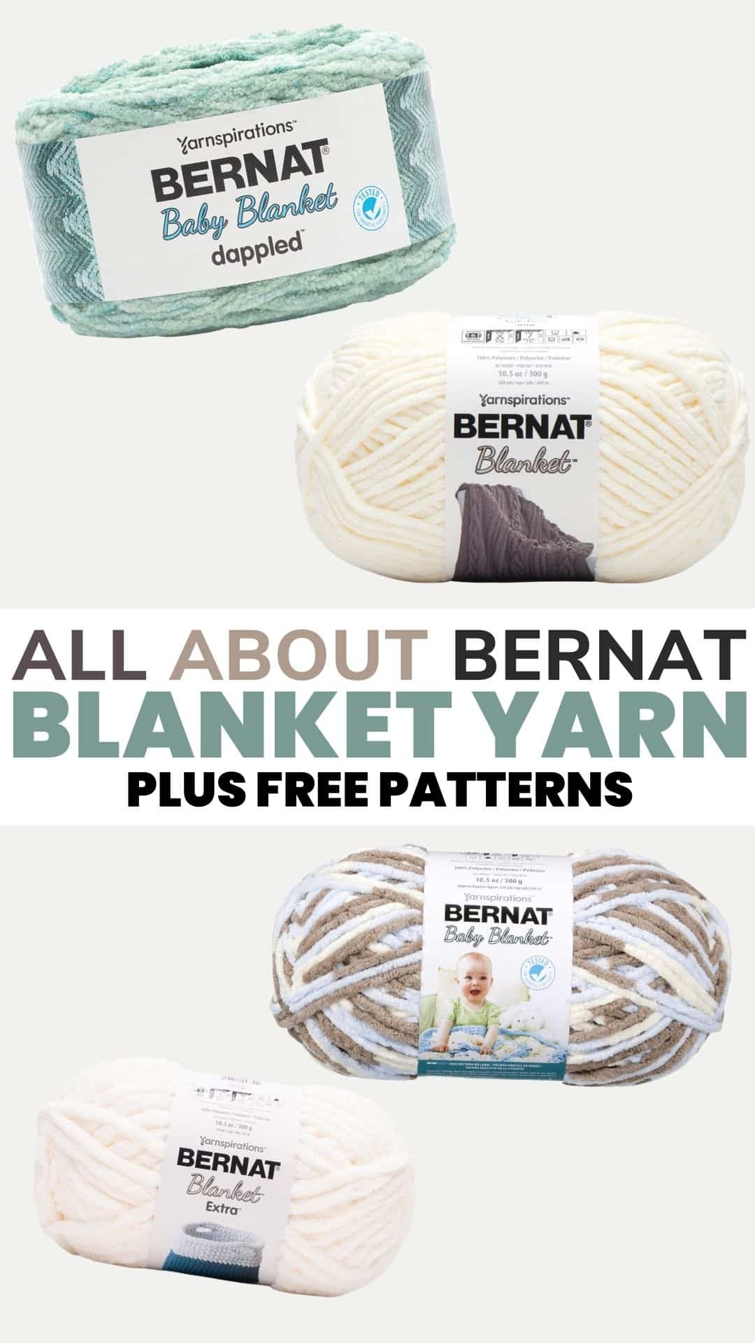 Bernat Blanket Yarn Crochet Patterns - Easy Crochet Patterns