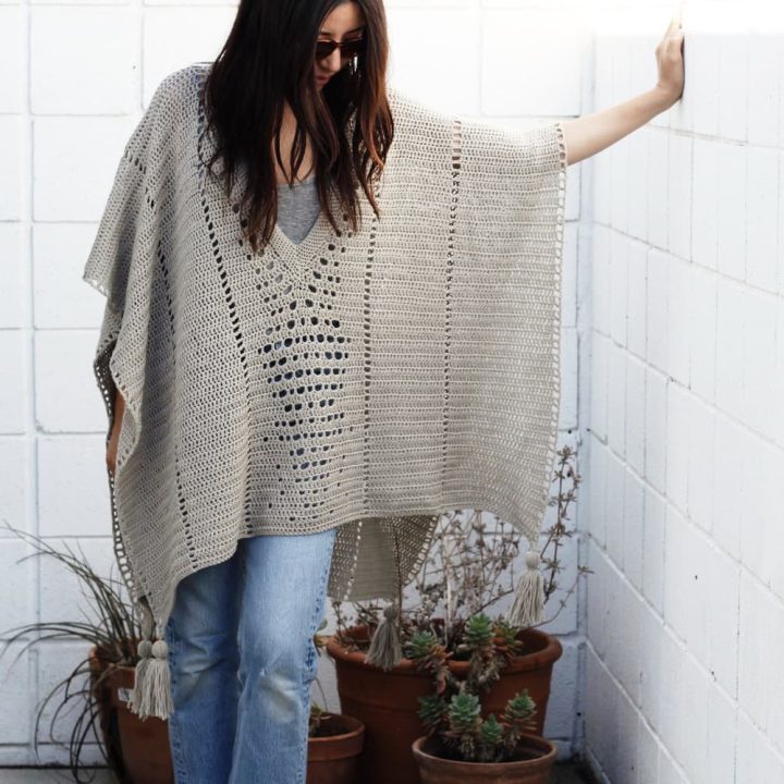 Image for Cross Country Poncho FREE Crochet Pattern — Two of Wands