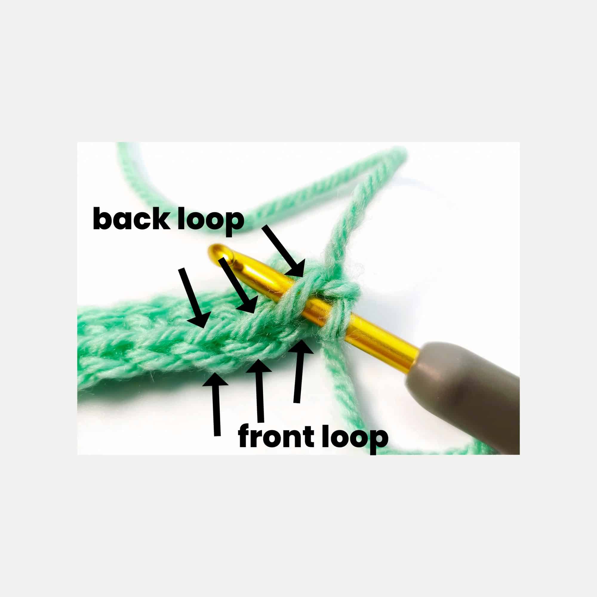 Back Loop Crochet vs. Front Loop Crochet Easy Crochet Patterns