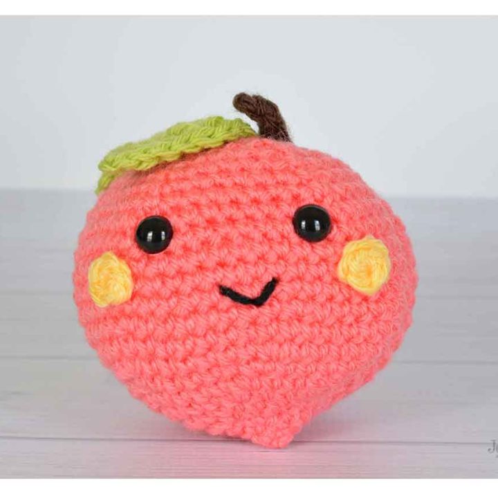 Image for Georgia Crochet Peach - Amigurumi Peach Free Pattern