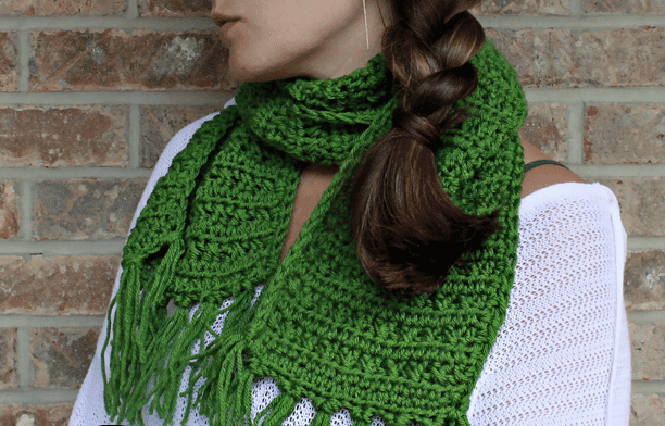 Fabulously Fall Fringe Scarf - Free Crochet Pattern by Easy Crochet