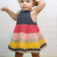 Image for Puff Stitch Toddler Dress Pattern 
