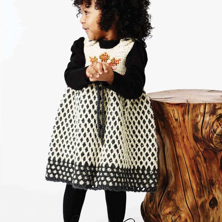 Image for Garden Lattice Jumper Dress