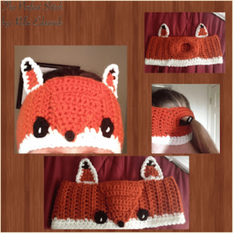 Image for Fox Ponytail Earwarmer/Headband (Free)