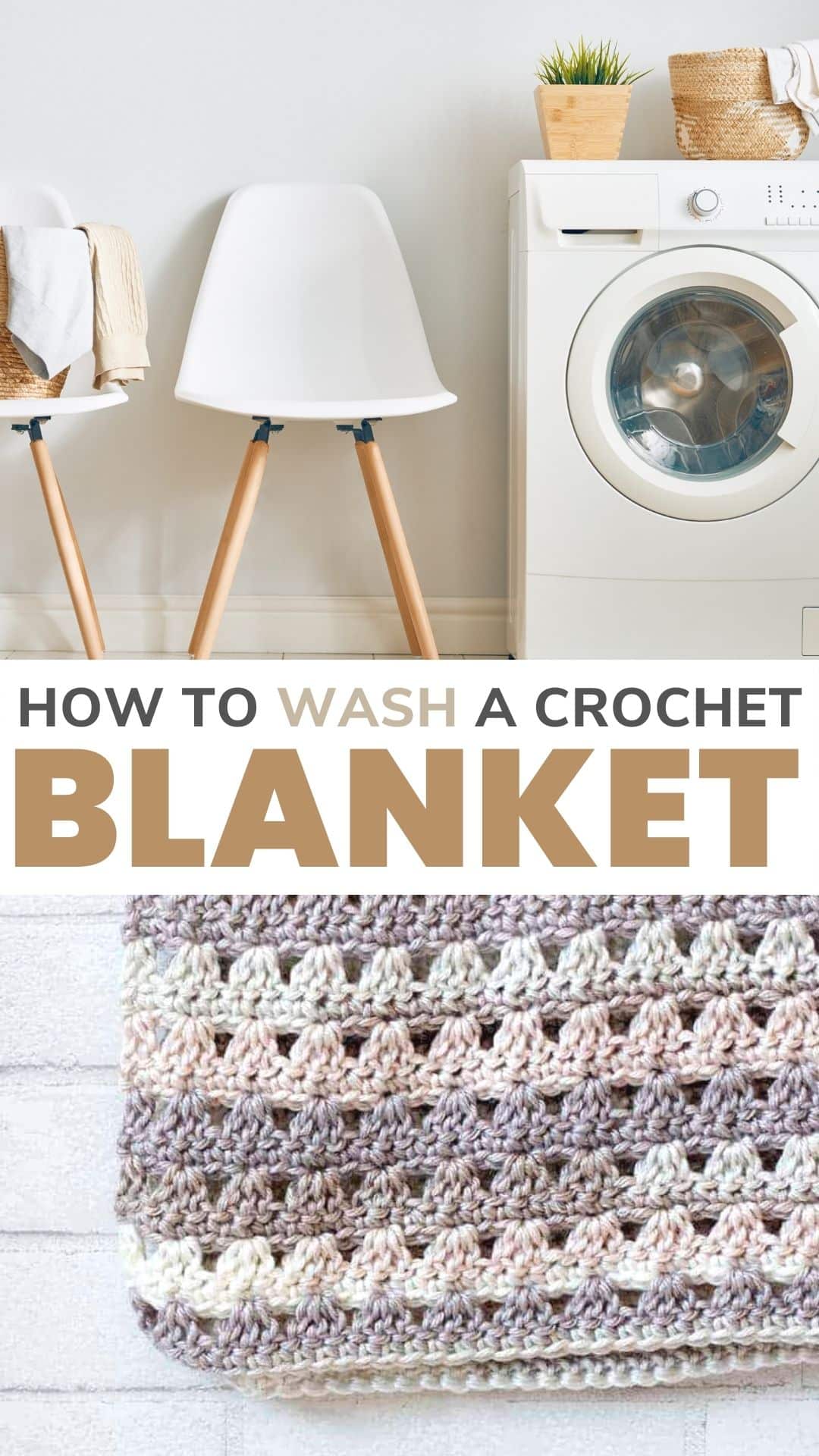 How to wash a crochet blanket