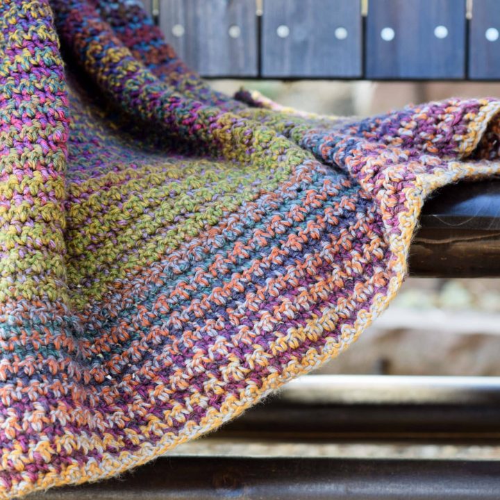 Image for Woodland Houndstooth Crochet Blanket Pattern (Free)