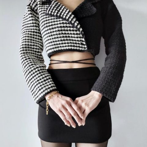 Image for Noelle Blazer PDF Crochet Pattern (Paid)