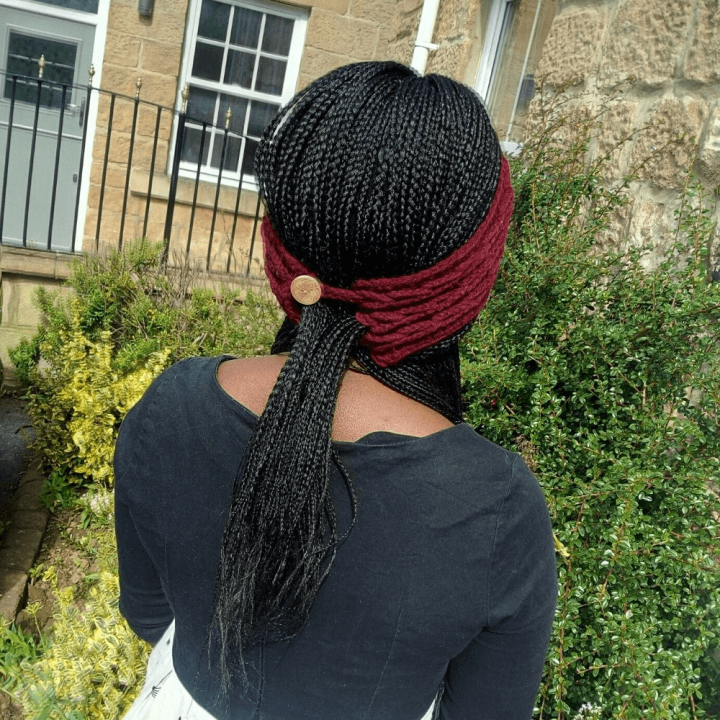 Image for Crochet Headband Pattern with Ponytail Opening (Free)