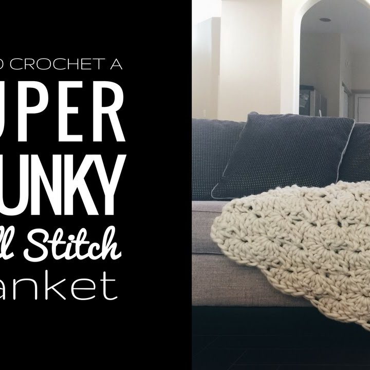 Image for How to Crochet a Super Chunky Shell Stitch Blanket