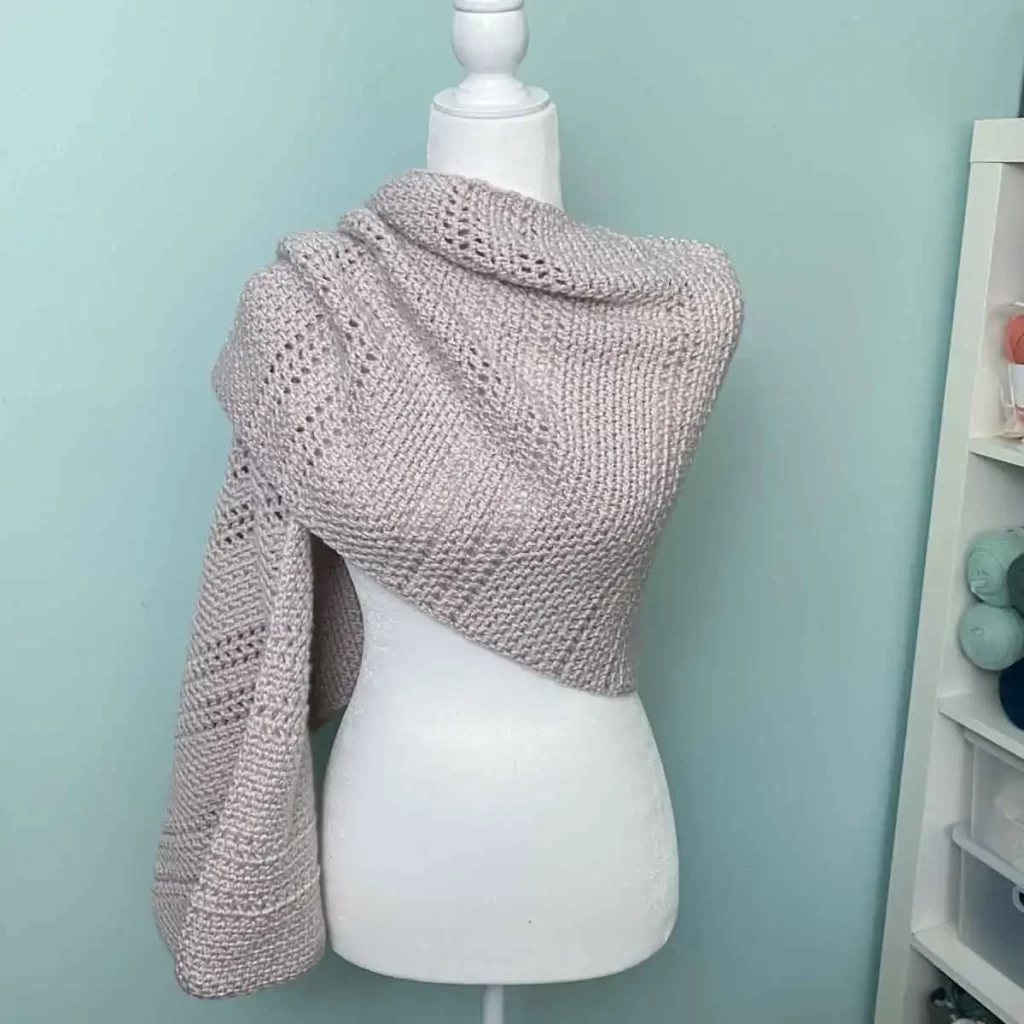 Easy Crochet Shawl Pattern - Easy Quick Pattern For Women