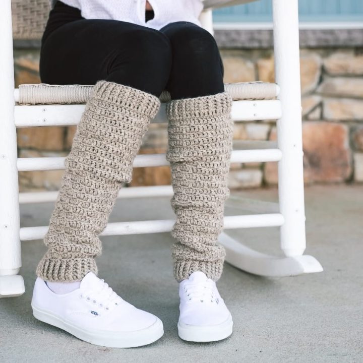 Image for Slouchy Crochet Leg Warmers