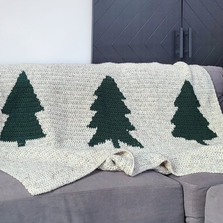 Image for Mountain Pine Crochet Tree Blanket
