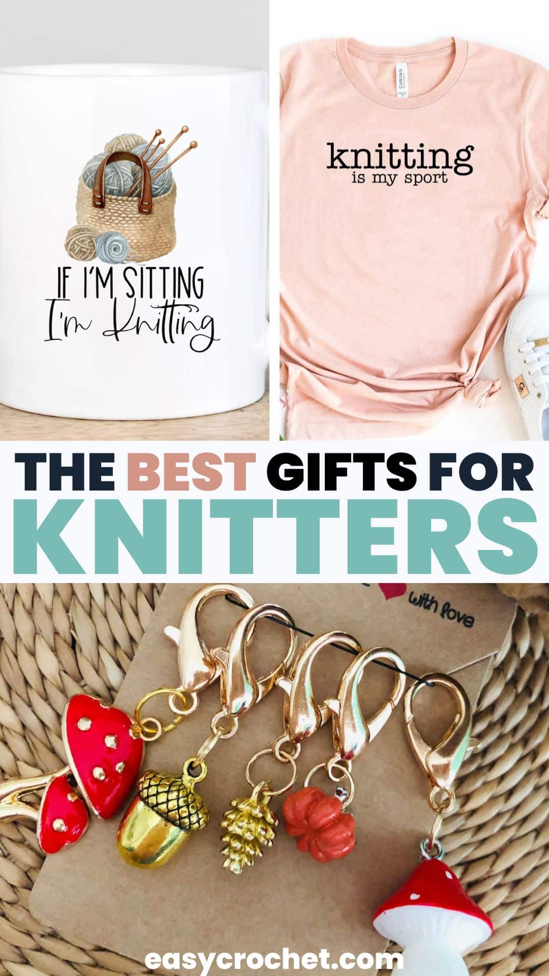 Knitting Gifts for Knitters - A Day Without Knitting Funny Gag Gift Ideas  for People Who Love Yarn and To Knit Tote Bag for Sale by merkraht