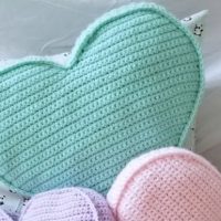 Image for Candy Heart Pillow Crochet Pattern