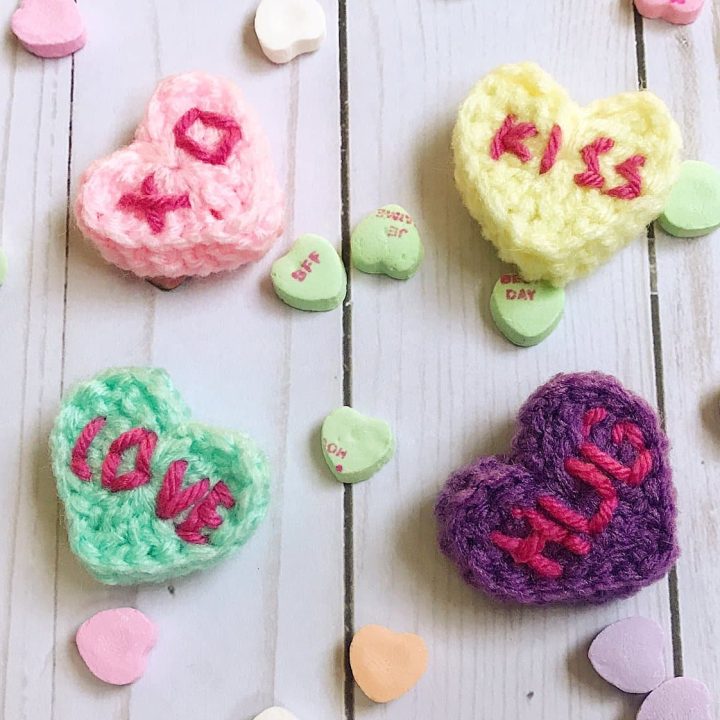 Image for Valentine Crochet Candy Hearts