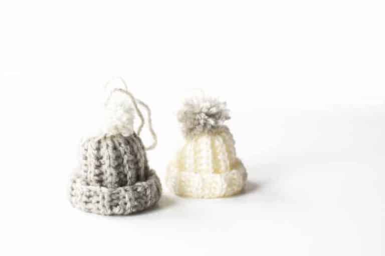 Christmas Mini Hat Ornaments Crochet