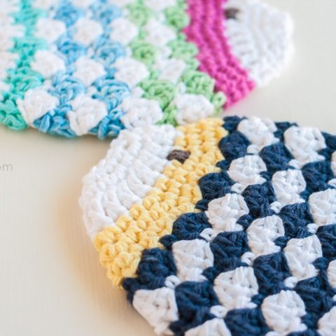 Image for Crochet Fish Scrubbie Washcloths