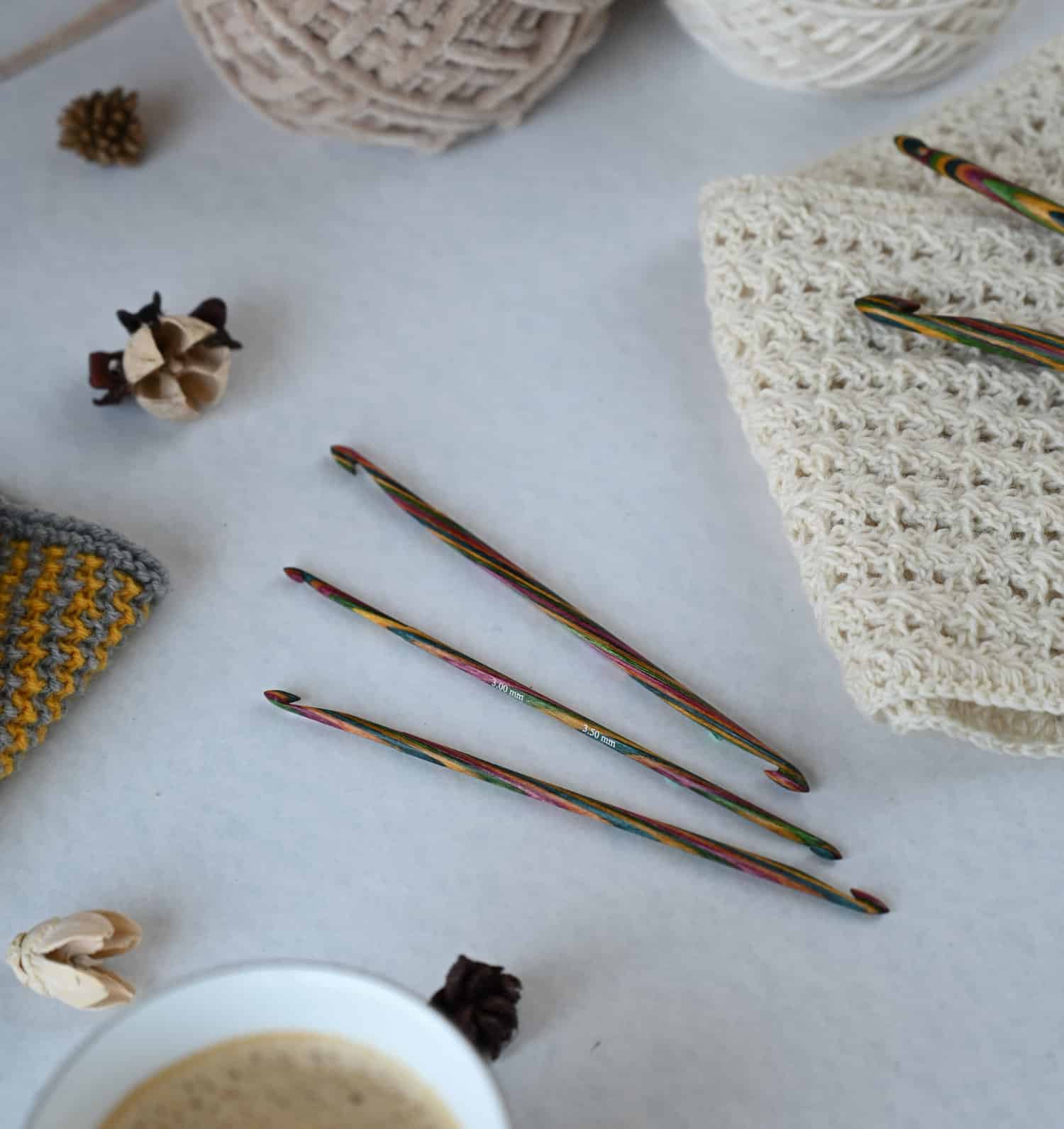 Tunisian crochet Hooks and how to use them 