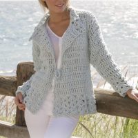 Image for Cozy Crochet Jacket Sweater Pattern