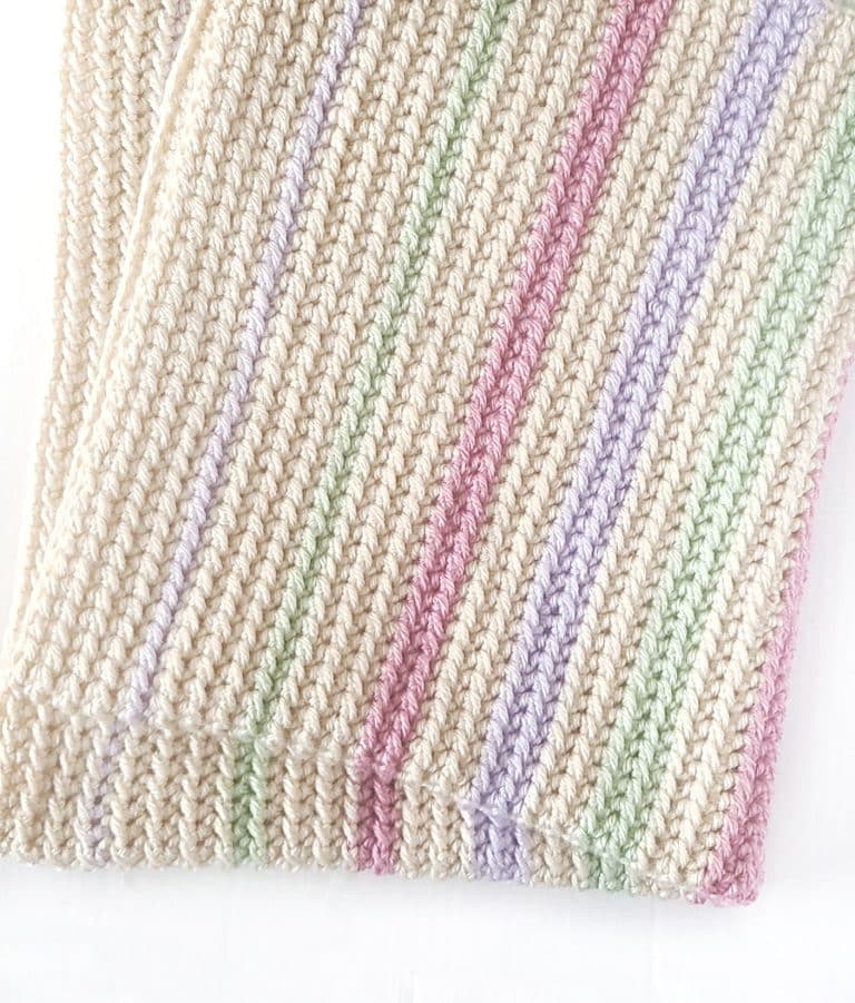 Easy Crochet Baby Blanket Pattern for Spring