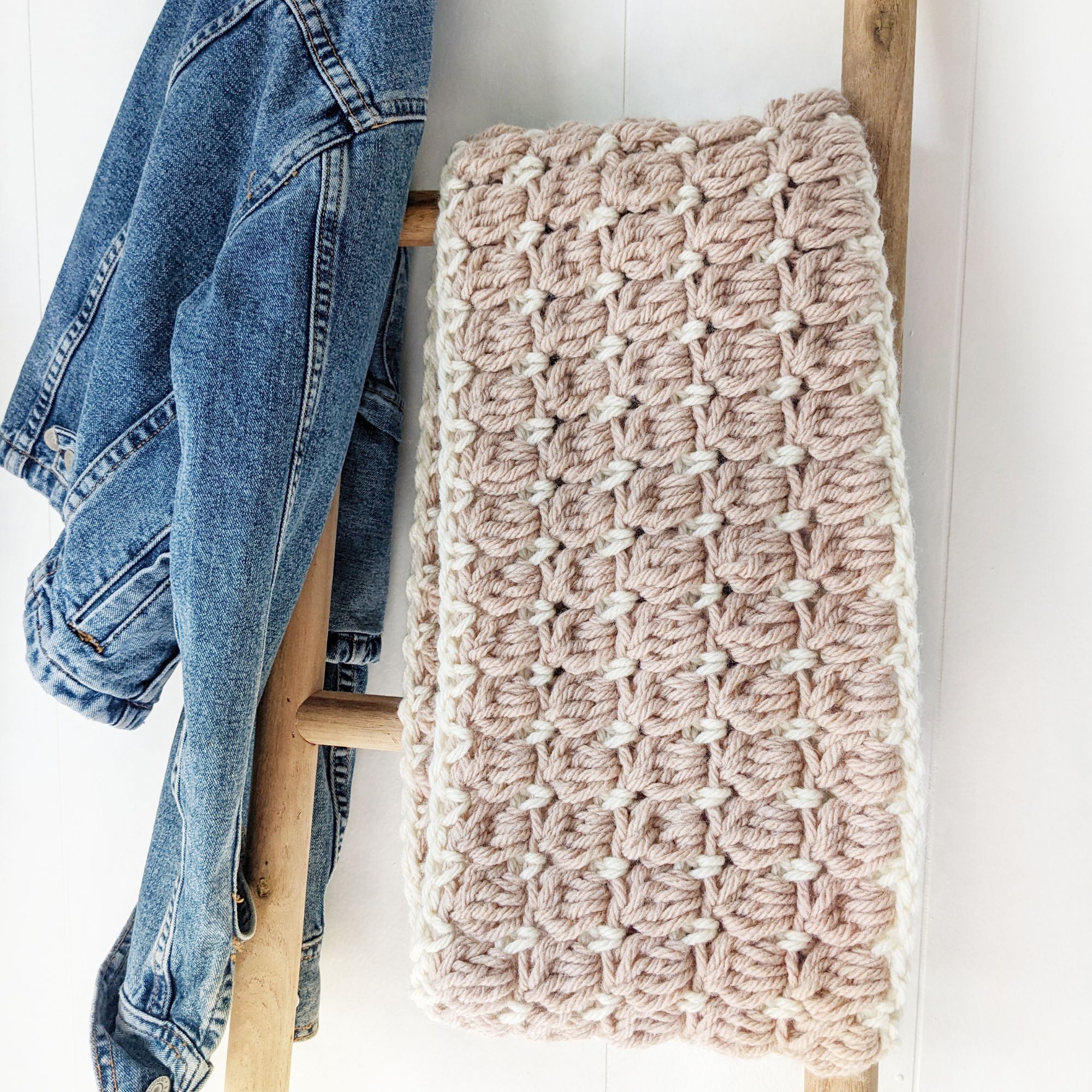 Daisy Stitch Co - Comfy Cotton Throw Crochet Pattern