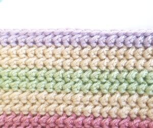 How to Half Double Crochet Slip Stitch