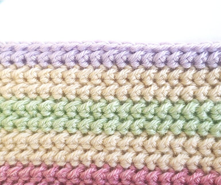 Easy Guide to Half Double Crochet Slip Stitch (hdc slst) for Beginners