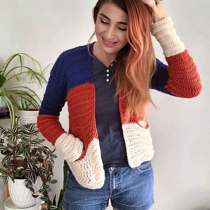 Image for Snuggly Cardigan Crochet Pattern