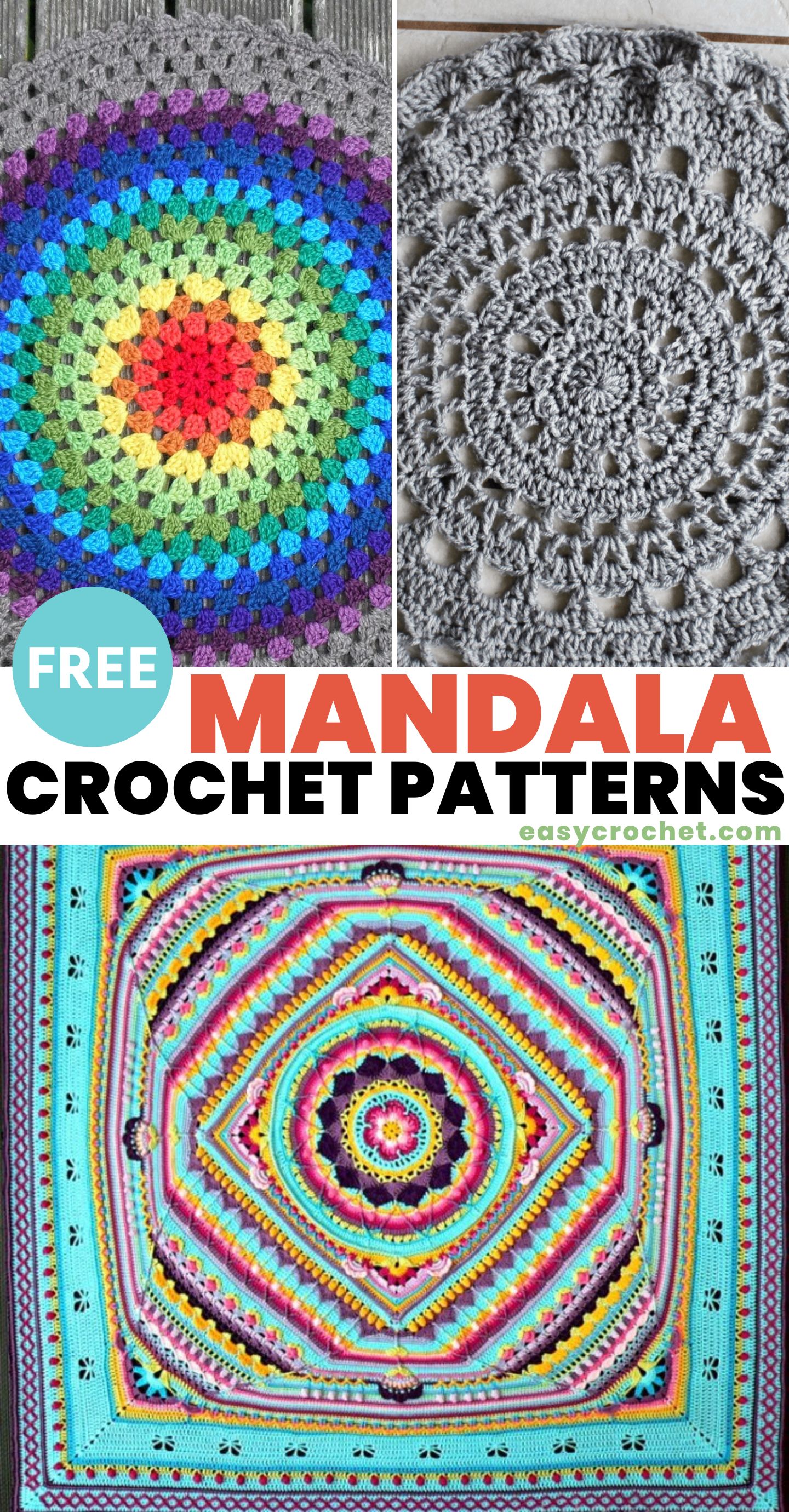 17 Best Mandala Crochet Patterns - Easy Crochet Patterns