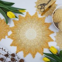 Image for Ray of Sunshine - Coaster Mandala Pattern