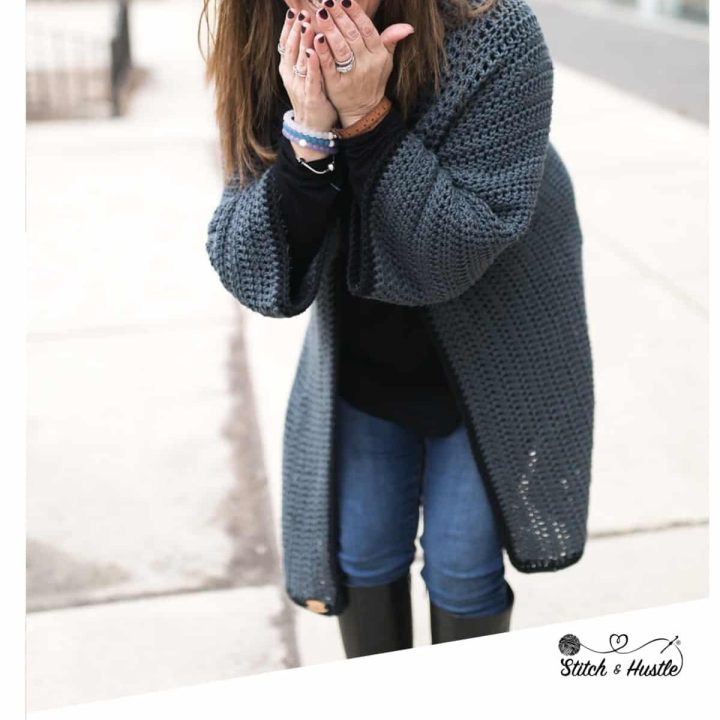 Image for Newport Wide Sleeve Crochet Cardigan Free Pattern
