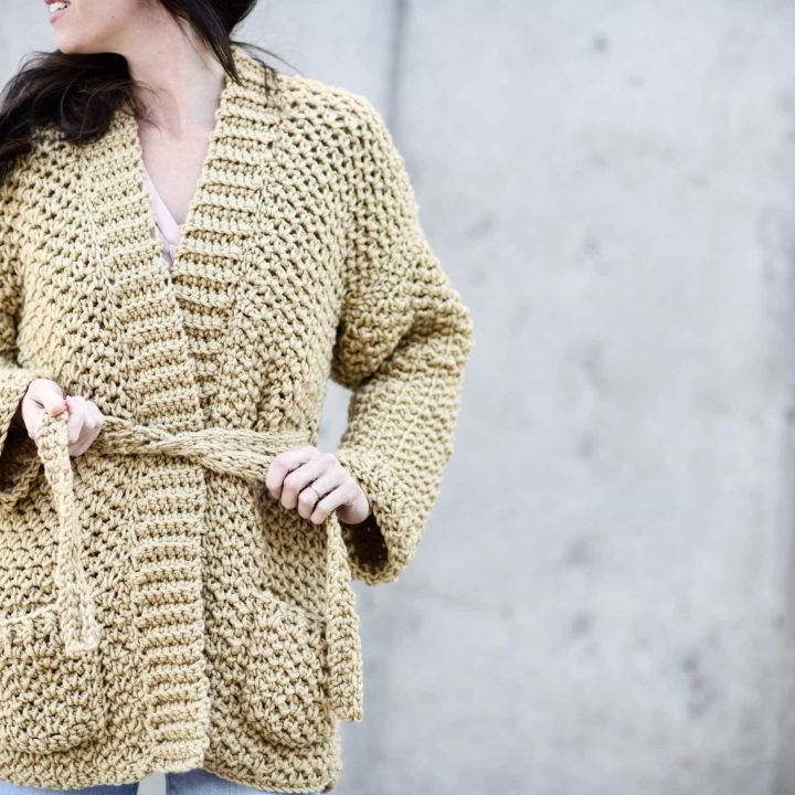 Image for Sweater Coat Cardigan Crochet Pattern