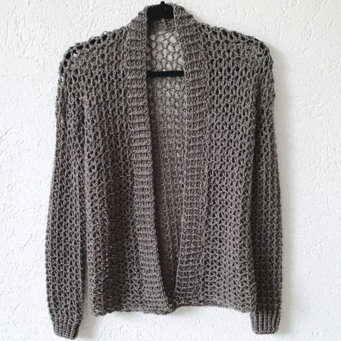 Image for Simple crochet cardigan pattern for beginners: Touch of Merino Cardigan