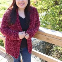 Image for Crochet Velvet Cardigan Sweater - Free Pattern