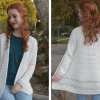 Image for Free Simple Crochet Cardigan Pattern - Angelica Cardigan