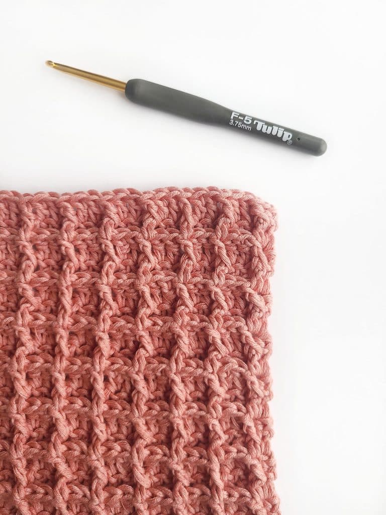 Waffle Stitch Crochet Dishcloth Pattern - Easy Crochet Patterns