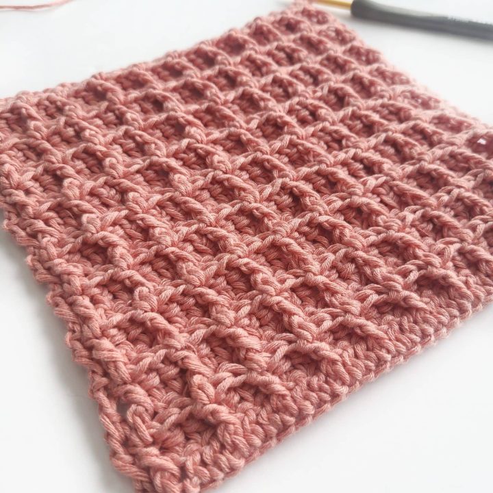 Image for Waffle Stitch Crochet Dishcloth Pattern