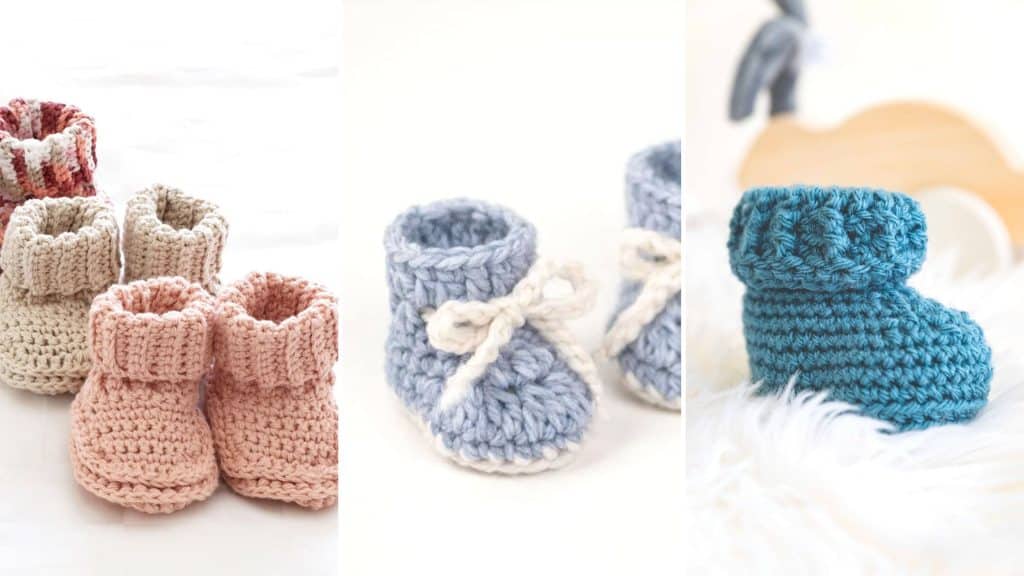 tyve Genoptag mager 10 Classic Crochet Patterns for Baby Booties: Easy and Free - Easy Crochet  Patterns