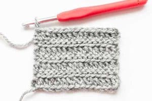 Braided Extended Half Double Crochet