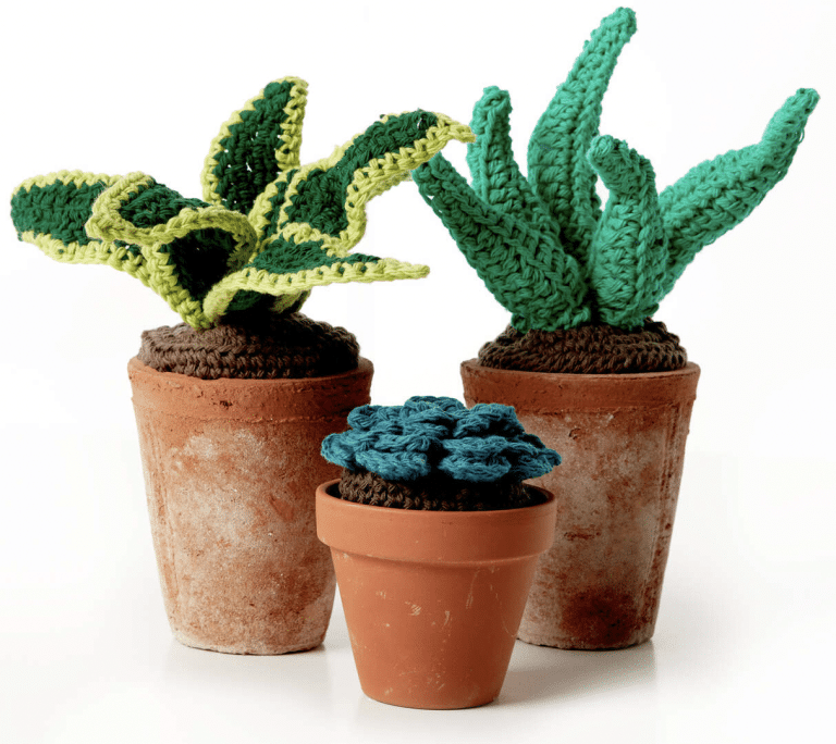 Top 10 Free Patterns for Crochet Plants