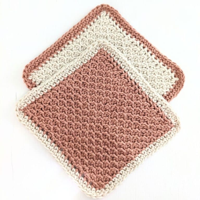 Tunisian Crochet Washcloth Pattern