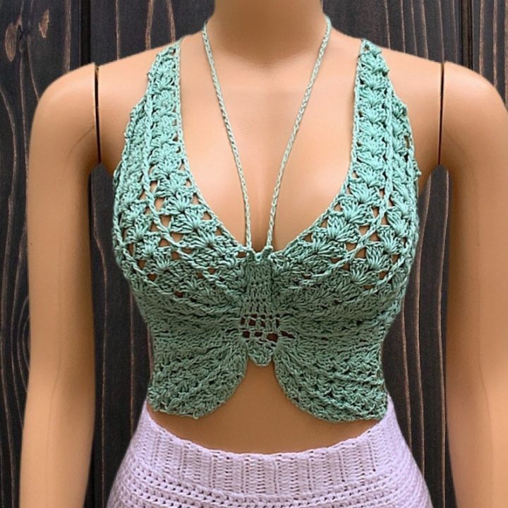 Image for Crochet Butterfly Top