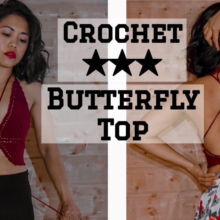 Image for Crochet Butterfly Top// W/ Written Pattern